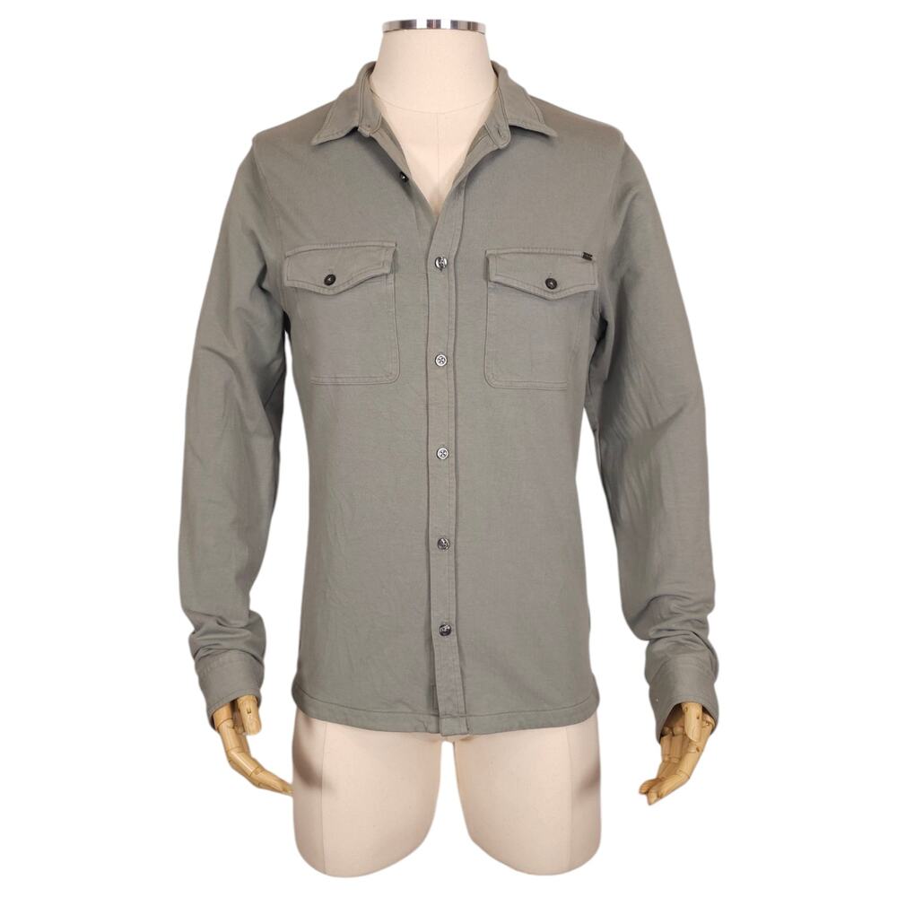 Vuori Men's Boulevard Shirt Jacket Stormy Green Sz Small